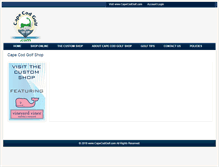 Tablet Screenshot of capecodgolfshop.com